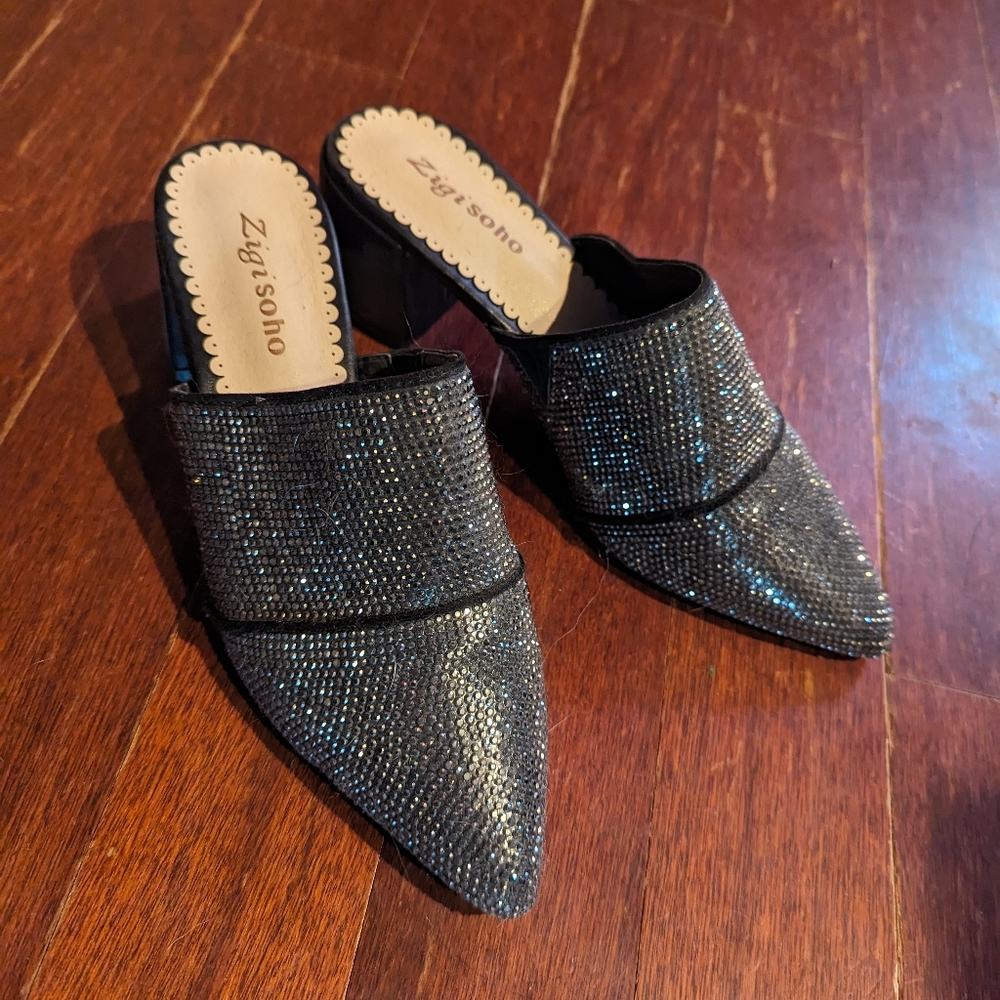 Block Heels Sparkly